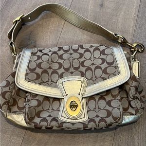 Authentic Coach purse and matching wallet.
